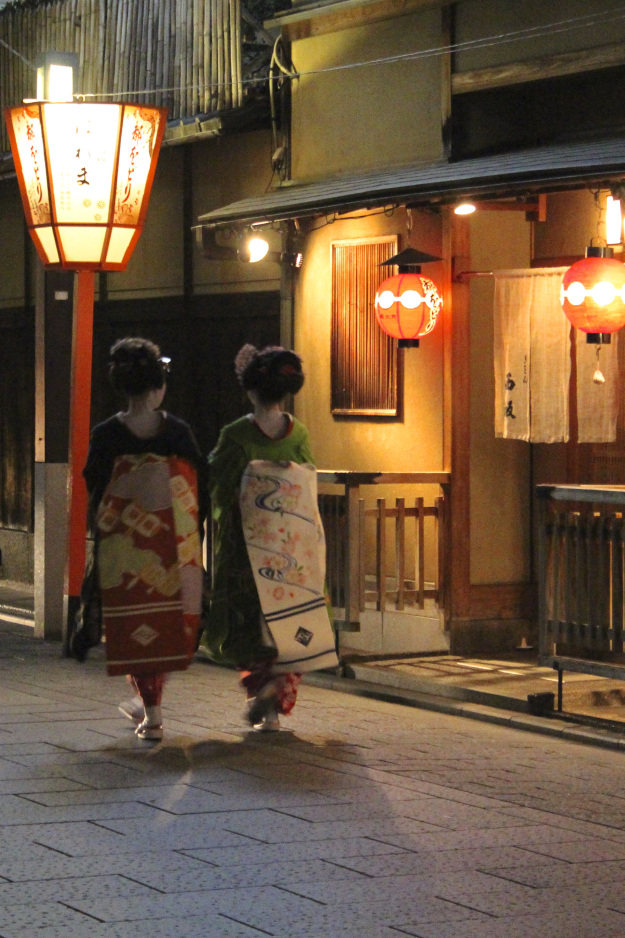 Kyoto is one of the last Japanese cities with an active geisha community.