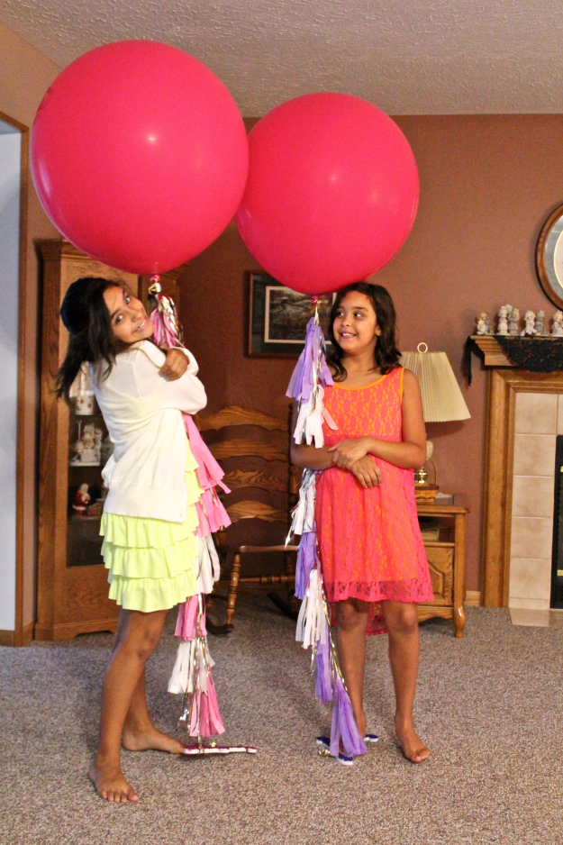 ang and lan with balloons