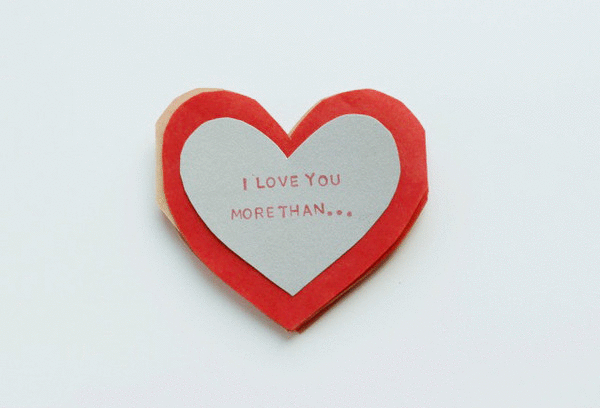 I Love You More Than…” DIY Valentine