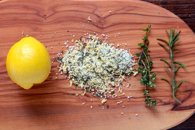 Make Your Own Lemon & Herb Salt