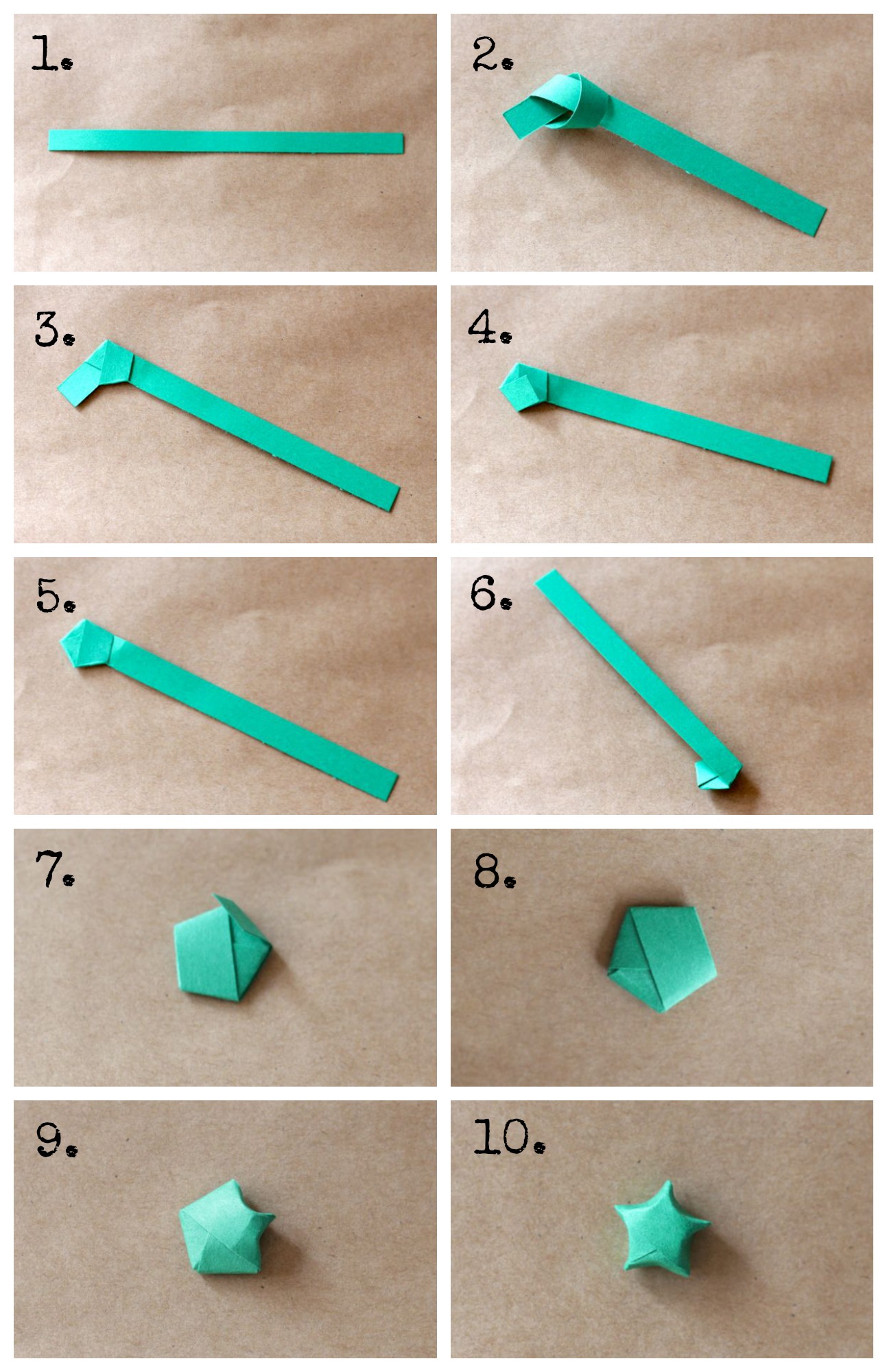 DIY Origami Star Garland