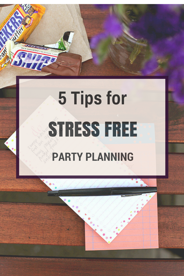 5 Tips for Stress Free Party Planning | Alyssa & Carla