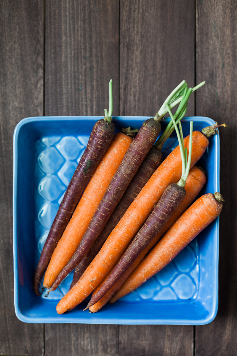 Roasted Spiralized Carrot, Feta and Toasted Walnut Salad | Alyssa & Carla