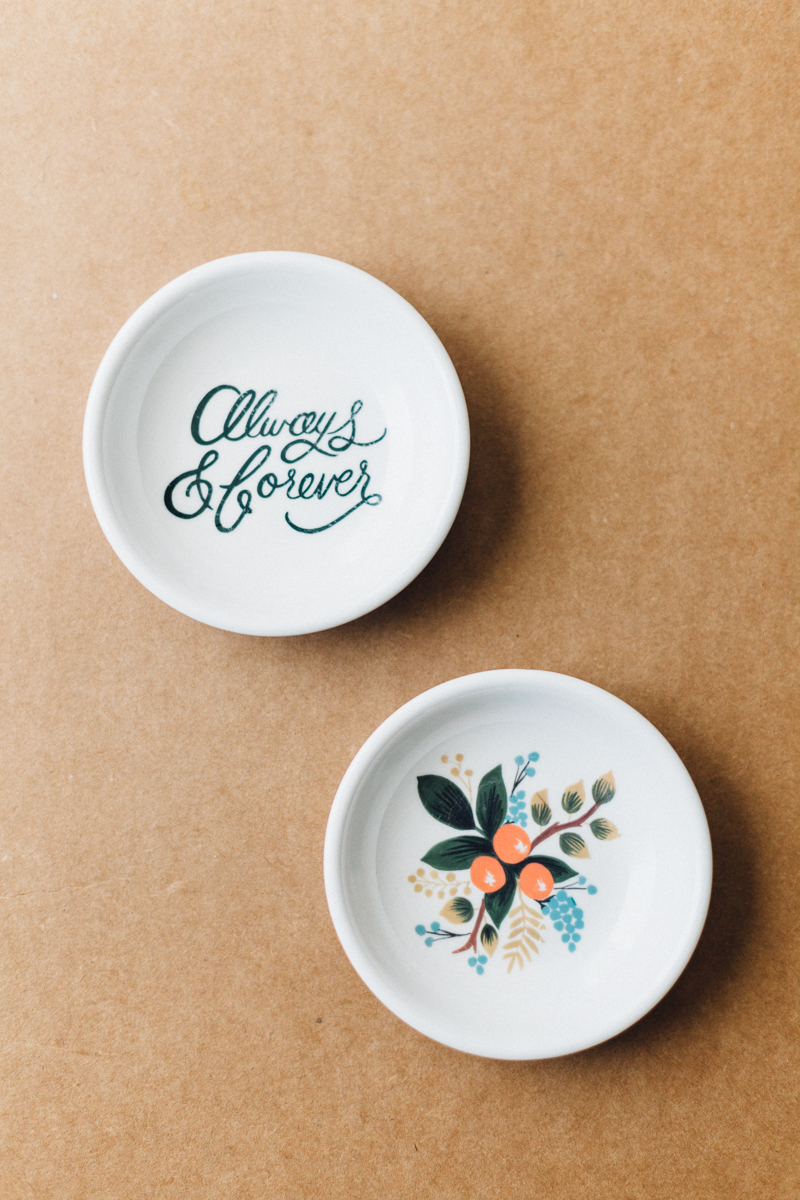 DIY Floral Ring Dish (Anthropologie Inspired!) | Alyssa & Carla