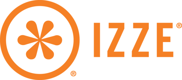IZZE Logo Horizontal Orange