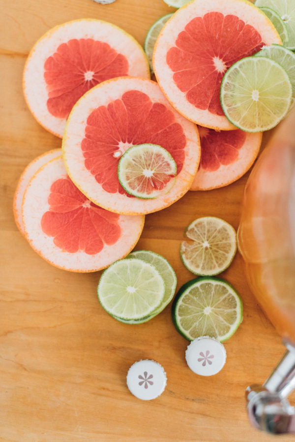 Grapefruit Ginger-Lime Punch Recipe | Alyssa & Carla