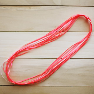 DIY Neon Ribbon Necklace from www.alyssaandcarla.com